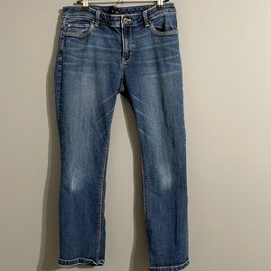 White House Black Market ladies crop jeans size 10